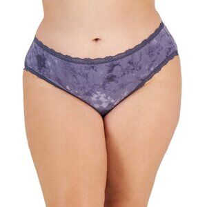 Jenni Women's Lace-Trim Hipster Underwear, Tiedye, Size XXXL, NWT
